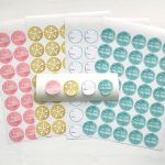  مراحل چاپ لیبل پشت چسب دار دایره ای