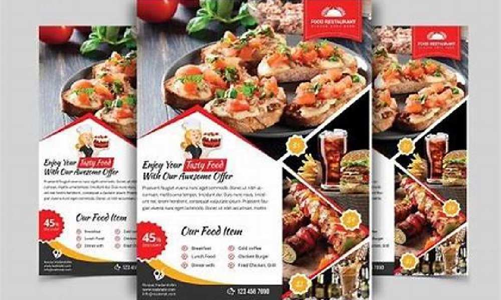 تراکت تبلیغاتی رستوران
