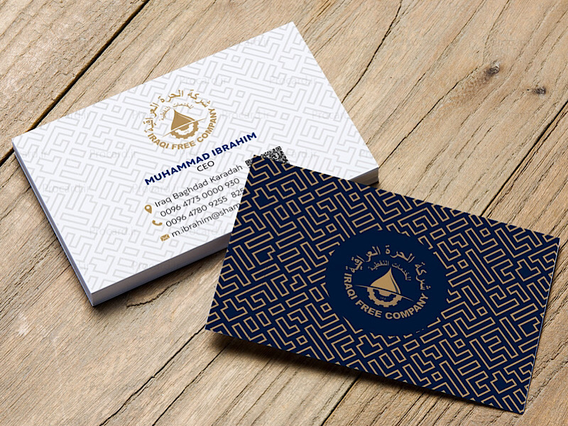 چاپ کارت ویزیت طلاکوب