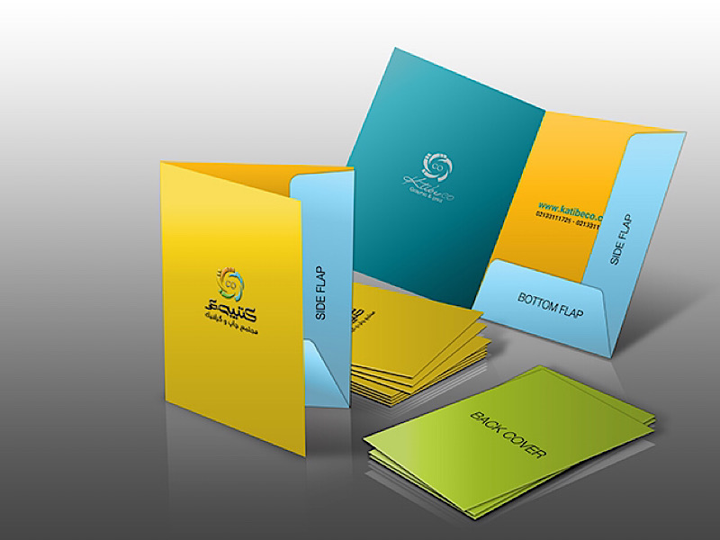 چاپ فولدر مقوایی