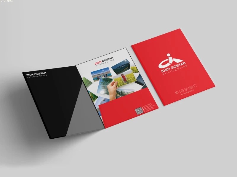 چاپ فولدر جیب دار