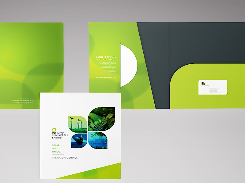 چاپ فولدر مقوایی