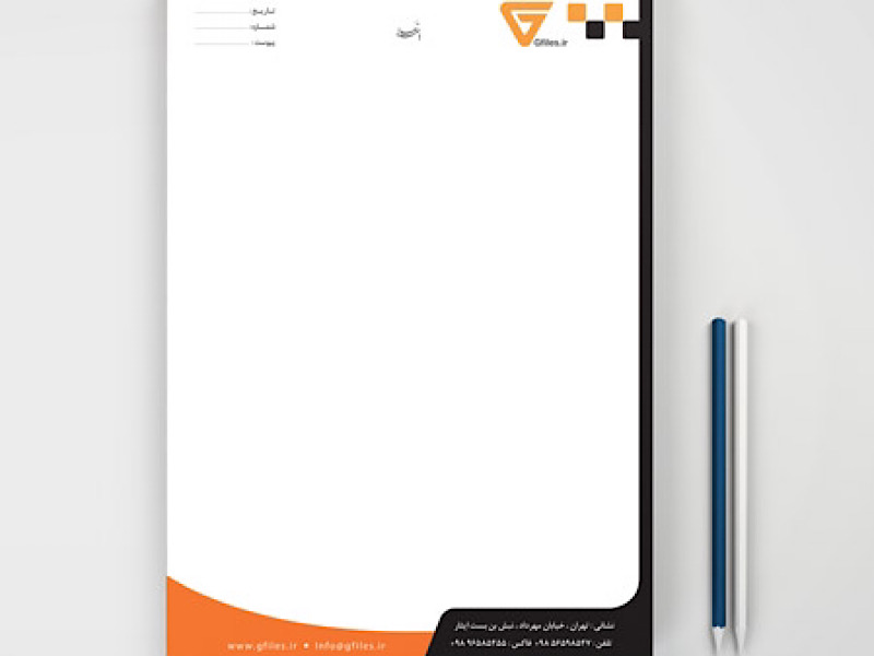 سربرگ سایز A5