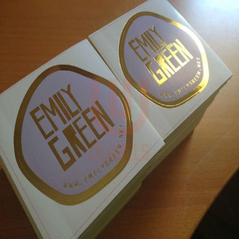 چاپ لیبل طلاکوب