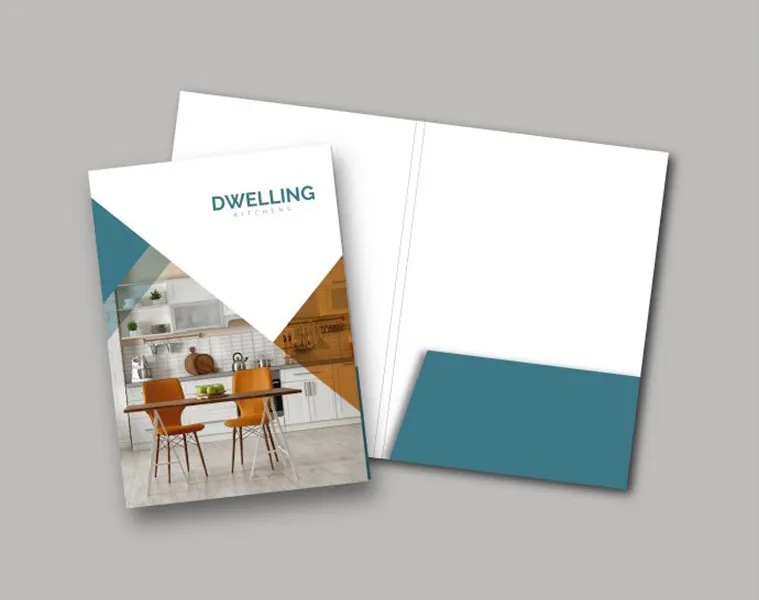 چاپ فولدر ۴ رنگ