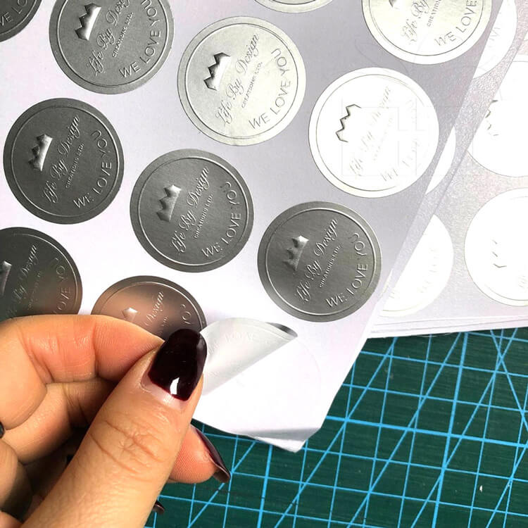 Metalized-Label-Silver