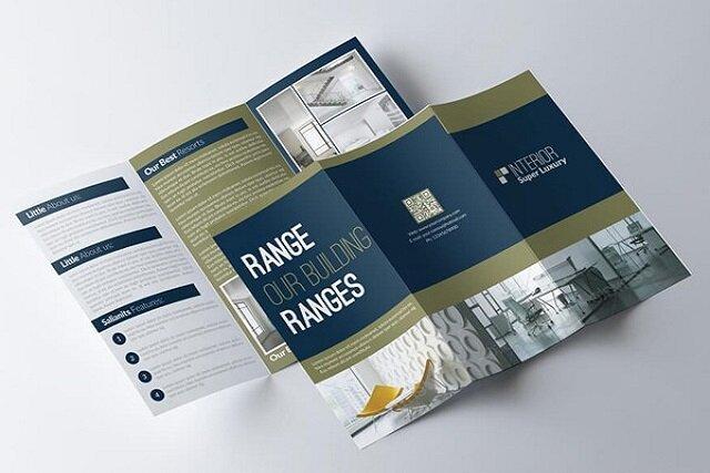 چاپ بروشور گلاسه ۱۳۵ گرم