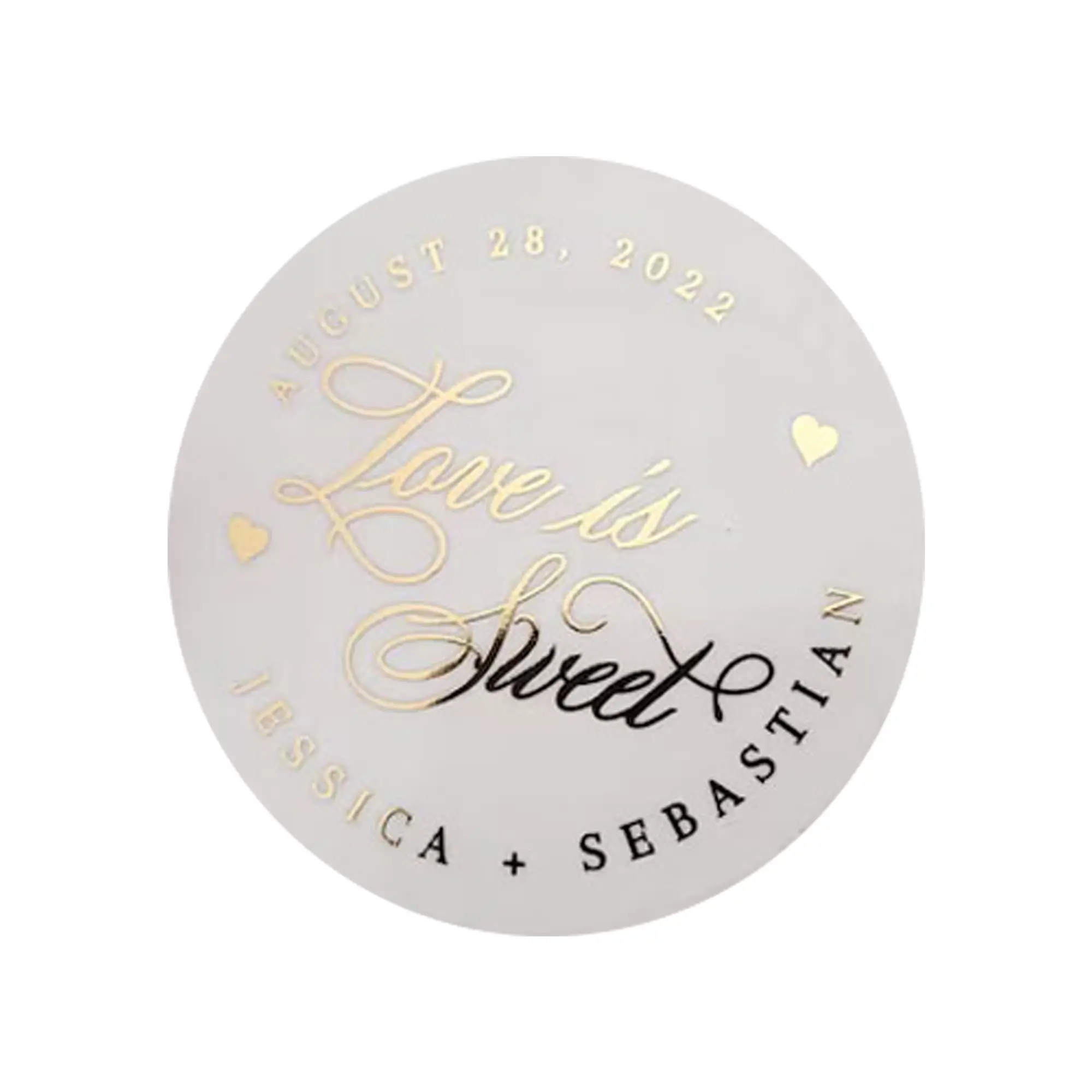 چاپ لیبل پی‌وی‌سی طلاکوب