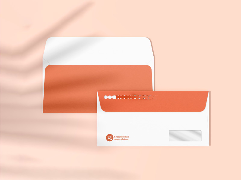 چاپ پاکت ۴ رنگ افست